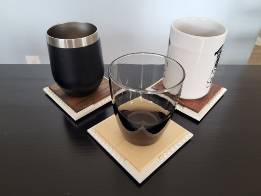 BricksWood Signature Drink Coasters