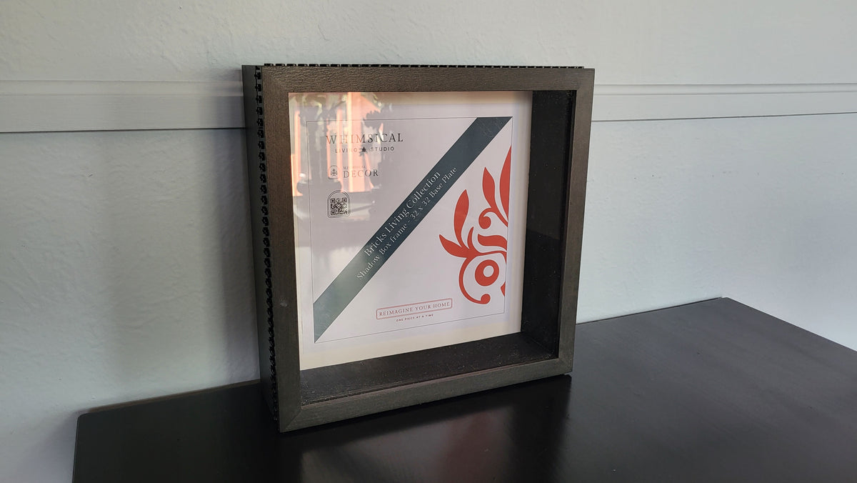 BricksWood Signature Shadowbox Ebony 10x10
