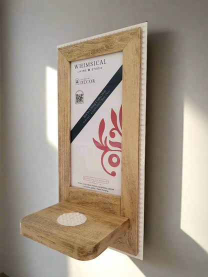 BricksWood Signature Wall-Pedestal 5x10 Golden-Oak